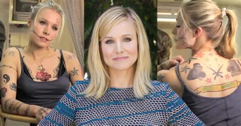 kristen bell tattoo|kristen bell tattoos real inspiration.